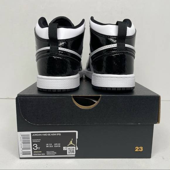 Nike Air Jordan 1 Retro Mid PS “Carbon Fiber/ASW” - Picture 4 of 4